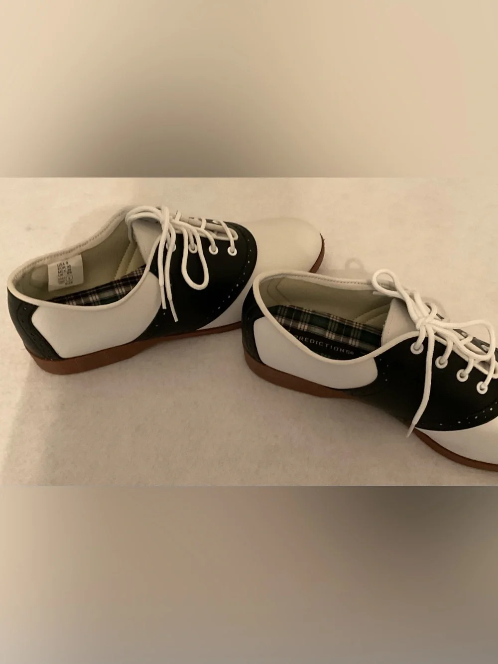 Predictions Women’s Two-Tone Black & White Shoes